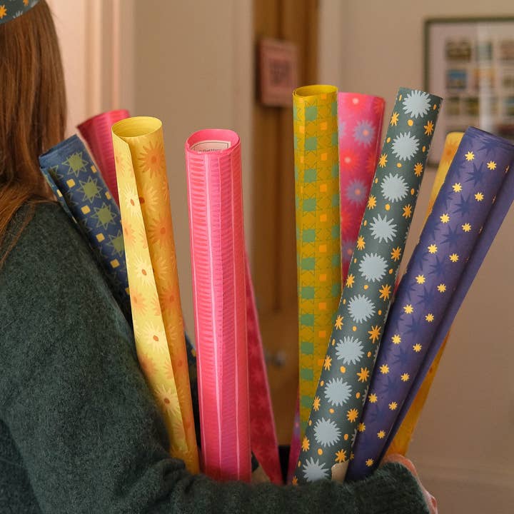 East End Press - Wholesale Flat Wrap - Midnight Sky Wrapping Paper1