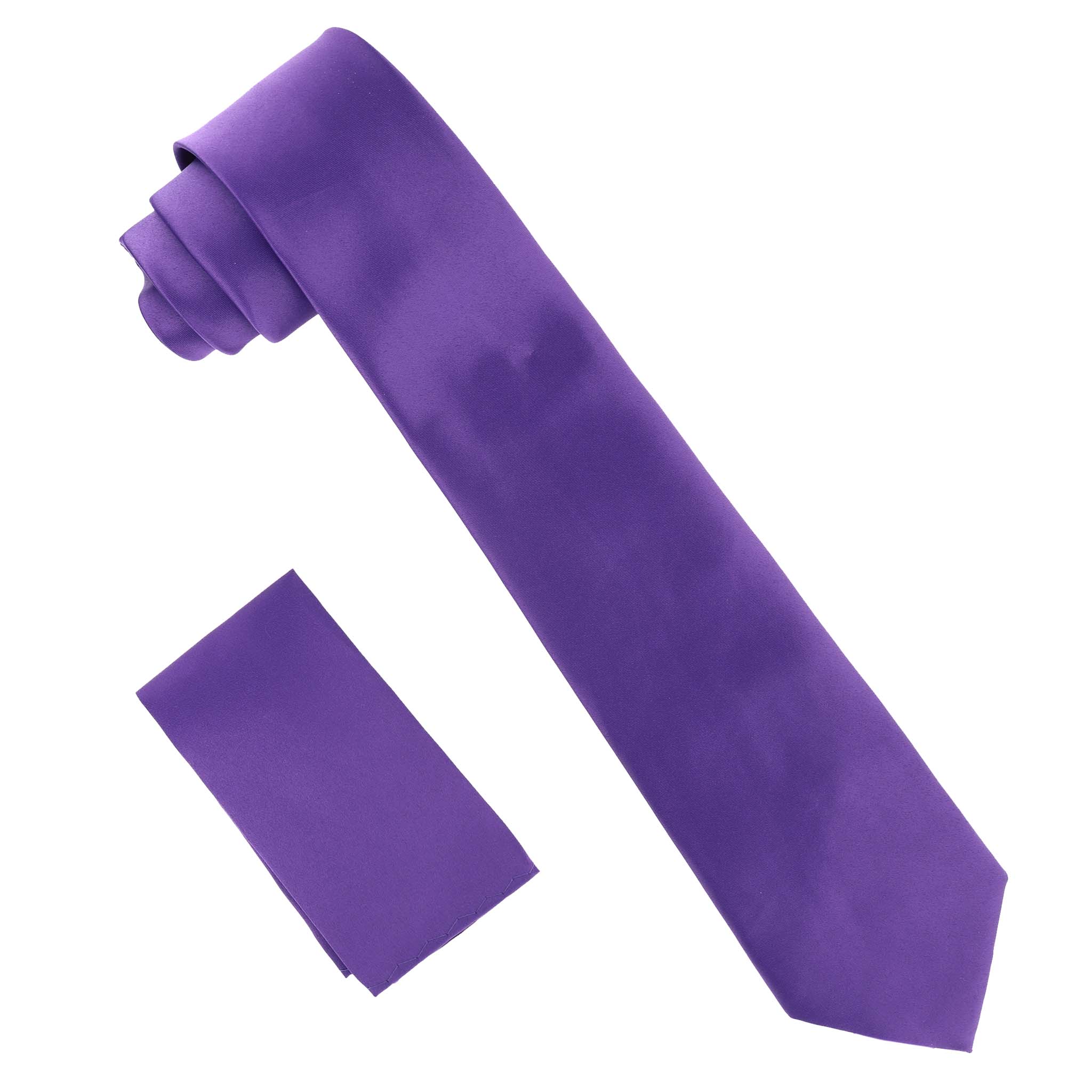 Dubal Brothers – wholesale Slipsar – Herr – Vittorio Farina Solid Satin slips & Pocket Square av Classy Manschettknappar32