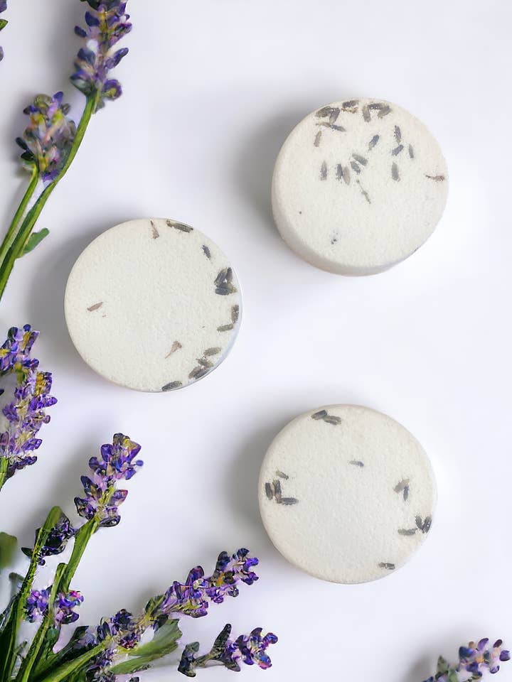 Lavender & Tea Tree - Bulk 60ct Shower Steamers for wholesale by Woodsy Homelife