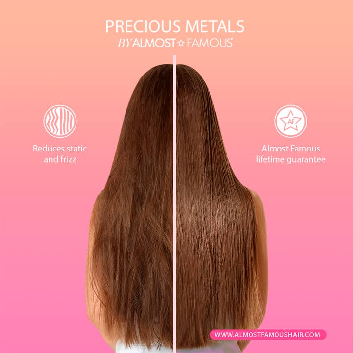 Almost Famous - Wholesale Straightener/Flat Iron - MaxLength 1" Flat Iron with Rose Gold Titanium Plates7