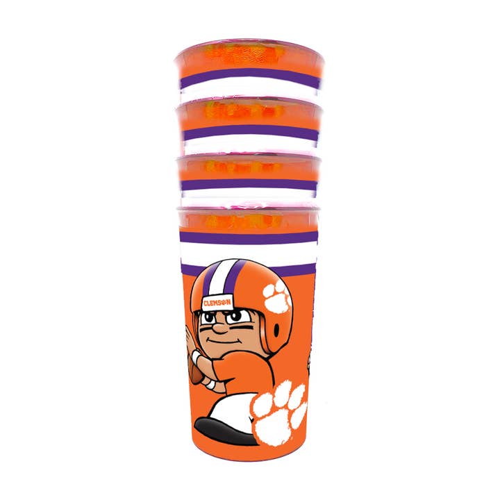 Clemson Party Cup 4-Pack for wholesale by Party Animal, Inc.