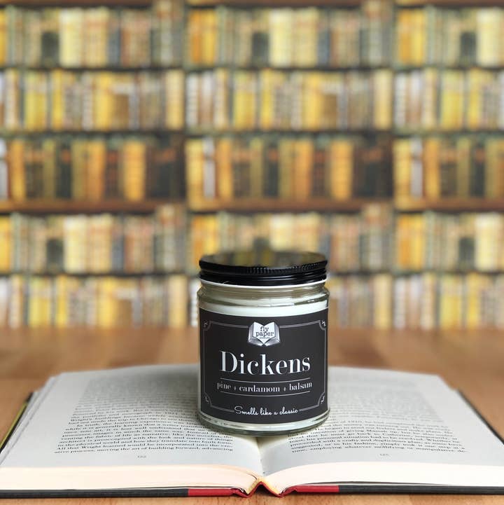 Fly Paper Products - Wholesale Jar/Filled Candle - Dickens 9oz Candle Pine + Cardamom + Balsam3