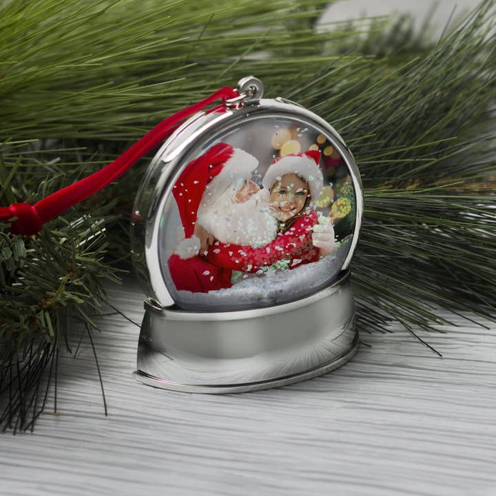 Neil Enterprises - Wholesale Ornament - Magnetic Photo Snow Globe Ornament5