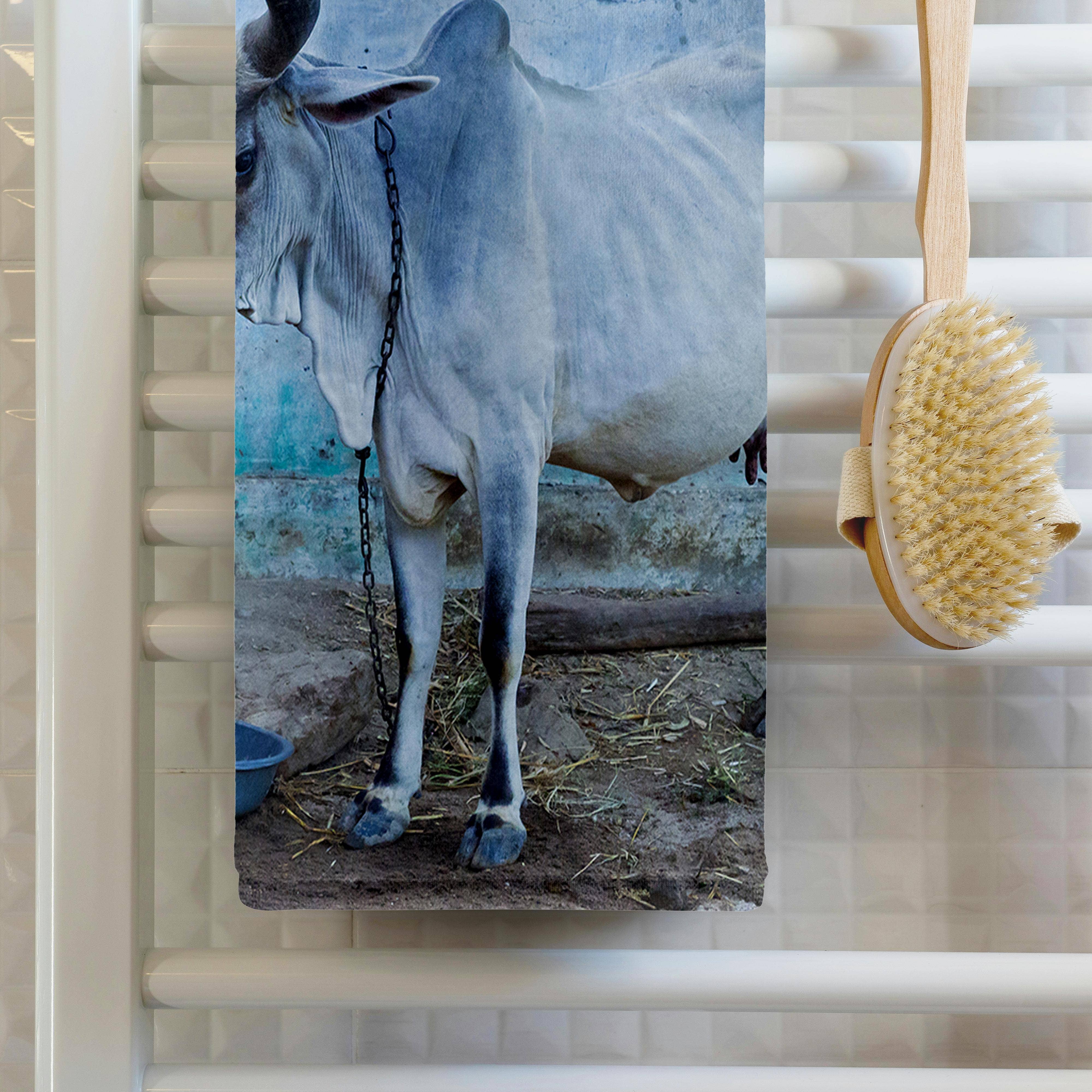 3dRose - Wholesale Bath towel - 3dRose, India. Kankrej Cattle., Towel1