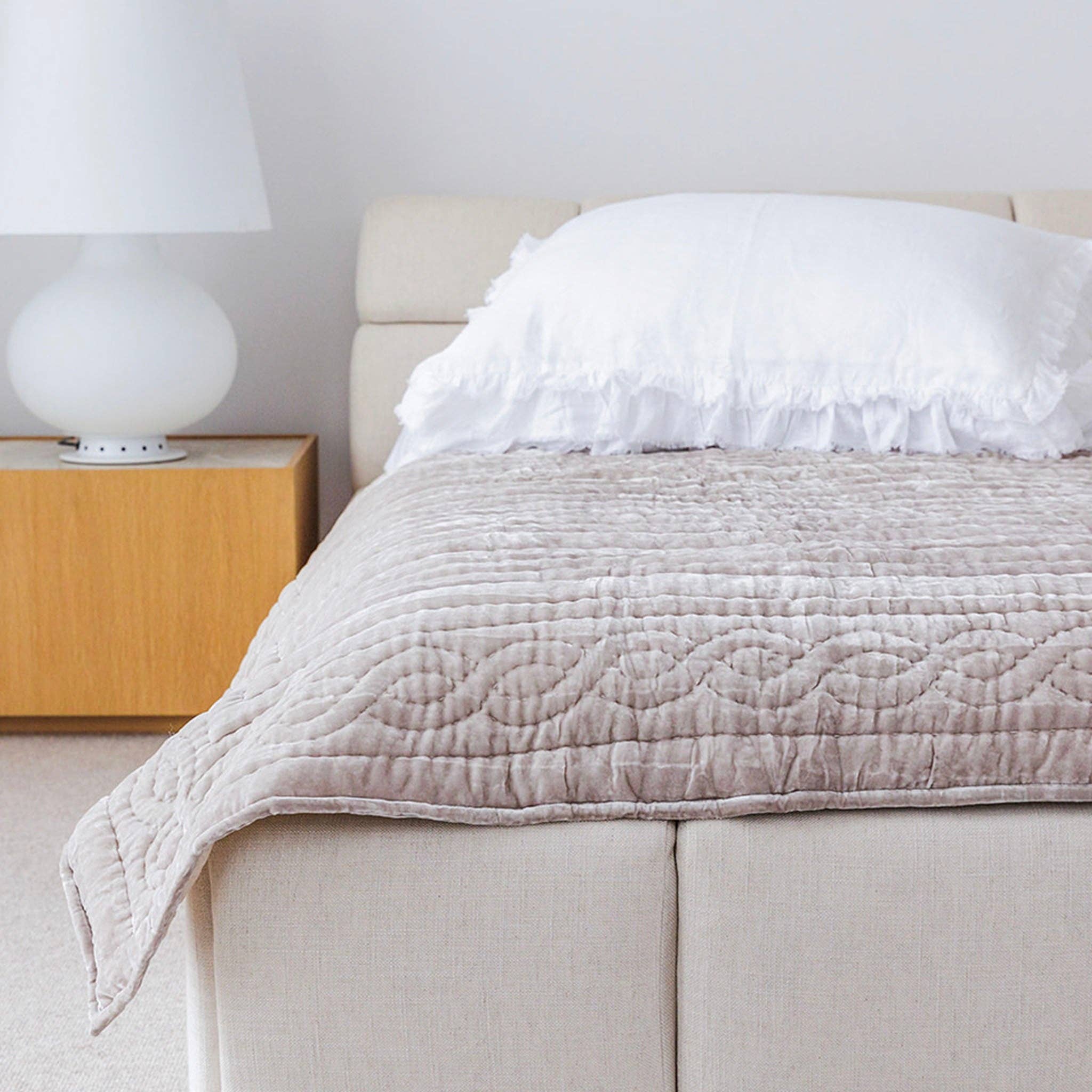 Weiss Ruche Rüschen Weiße Leinen Eurobezüge für den Großhandel auf Faire3