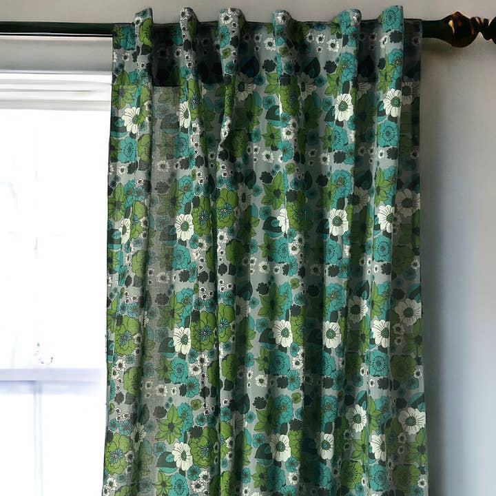 Annahmol - Wholesale Curtain - Vintage Inspired Botanical Sheer Curtains: Assorted Prints19