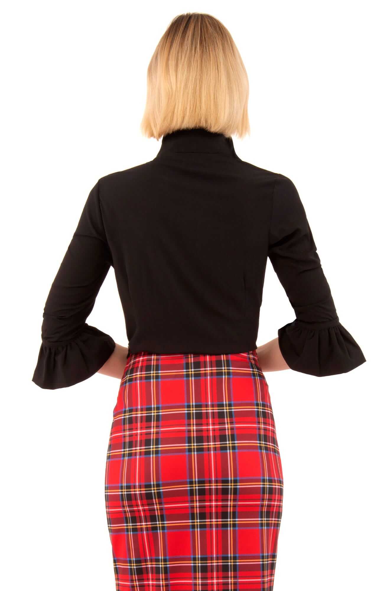 Gretchen Scott LLC – wholesale Buttoned-down shirt – Women's – Wash / Wear Priss Blouse2