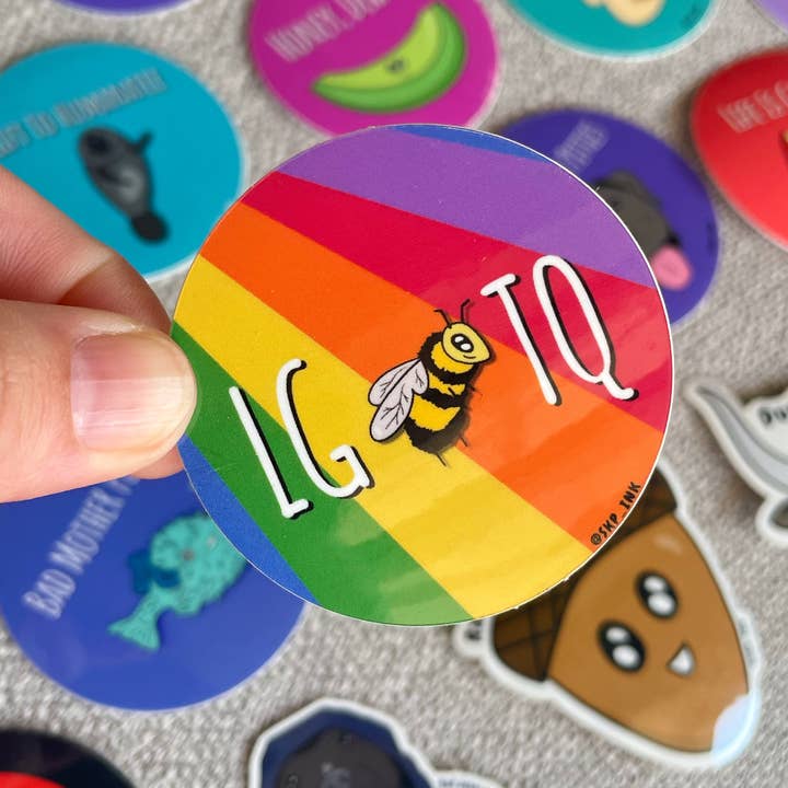 LGBTQ 2 inch Vinyl Sticker for wholesale by SKP ink