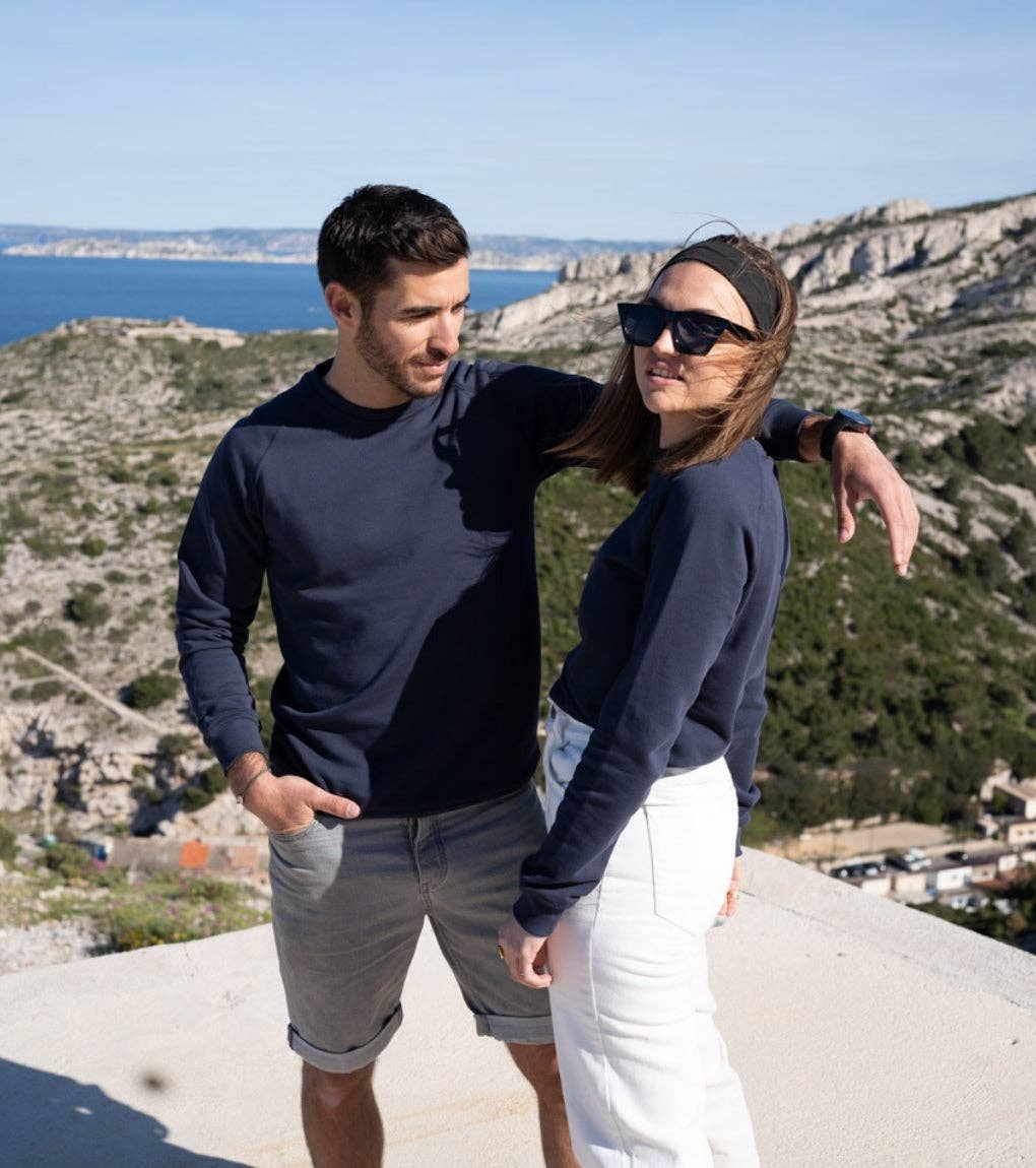 Recif. – Sweatshirt - Homem por atacado – Moletom reciclado - Ocean Blue5