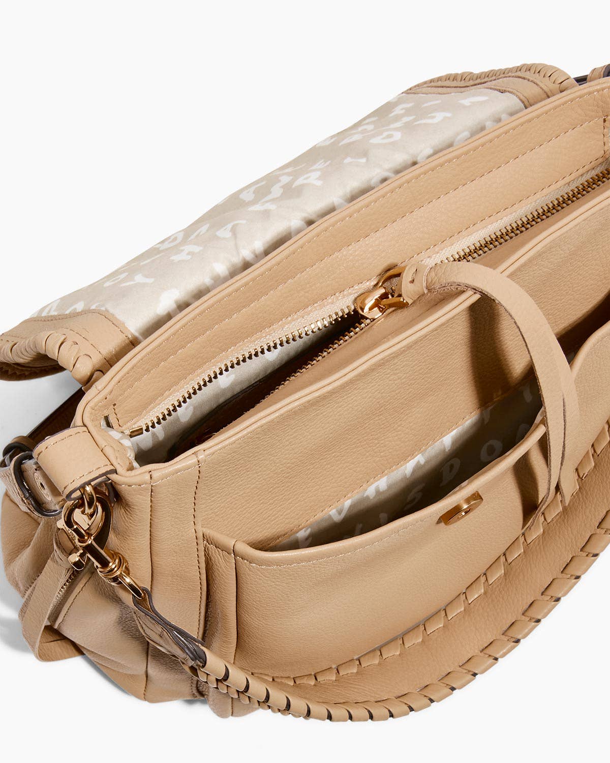 Kameel Alles Voor Liefde Zip Top Convertible Schoudertas voor groothandel op Faire4