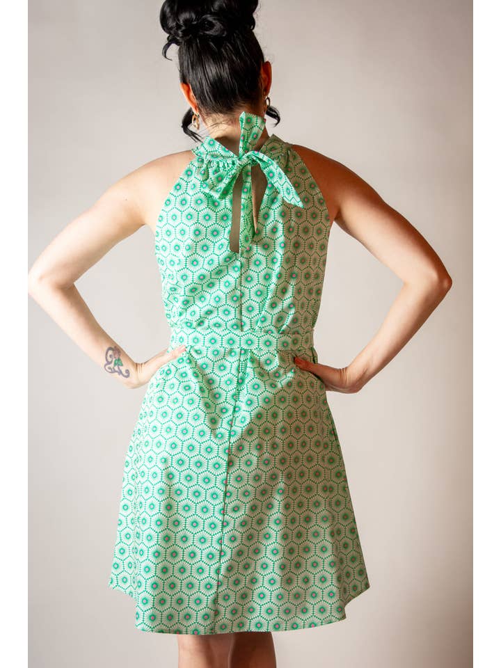 Heart of Haute - Wholesale Dress - Women's - Jane Dress - Deco Flower Tile1