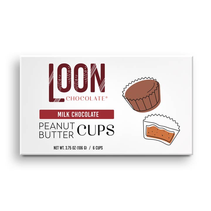 Copos de Manteiga de Amendoim - 50% Chocolate de Leite por atacado de Loon Chocolate