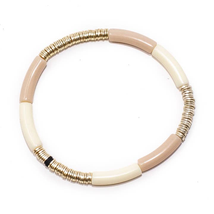 Allie + Bess - Wholesale Beaded bracelet - Montauk Zo Bracelet 4mm0