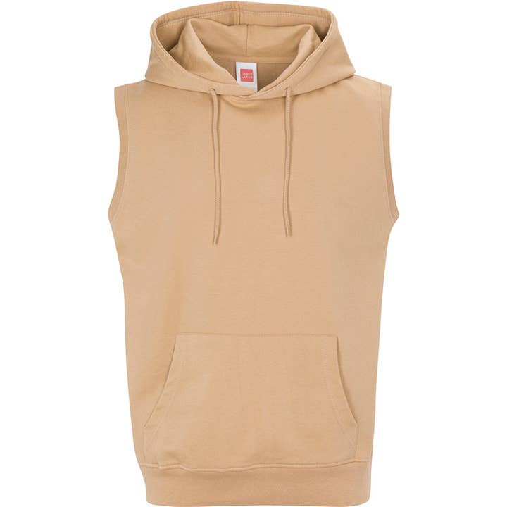 Generation XYZ - Wholesale Hoodie - Men's - FRENCH TERRY SLEEVELESS PULLOVER HOODIES (HF-TL3103)