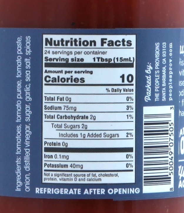 The People's Provisions - Wholesale Ketchup - Rustic Ketchup 12oz2