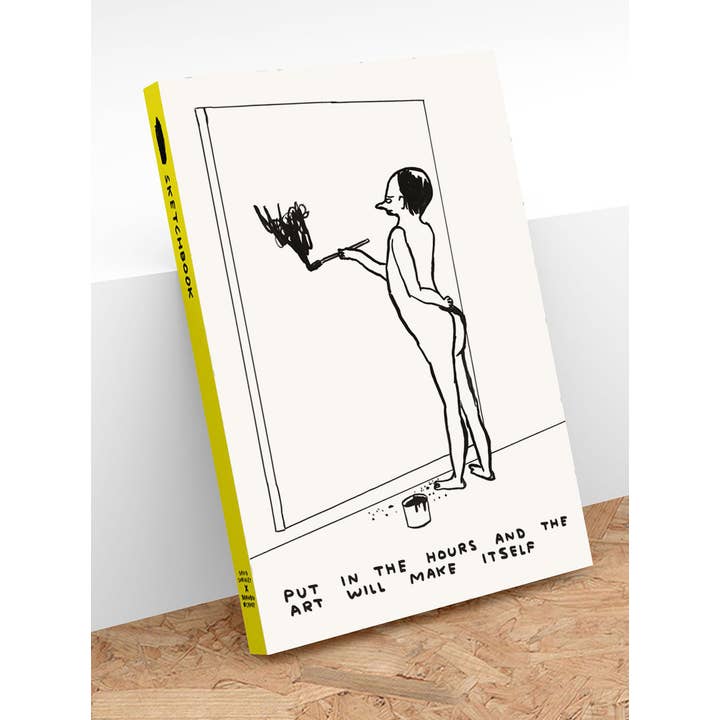 Funny Gift - Art Makes Itself Sketchbook by David Shrigley for wholesale by David Shrigley x Brainbox Candy