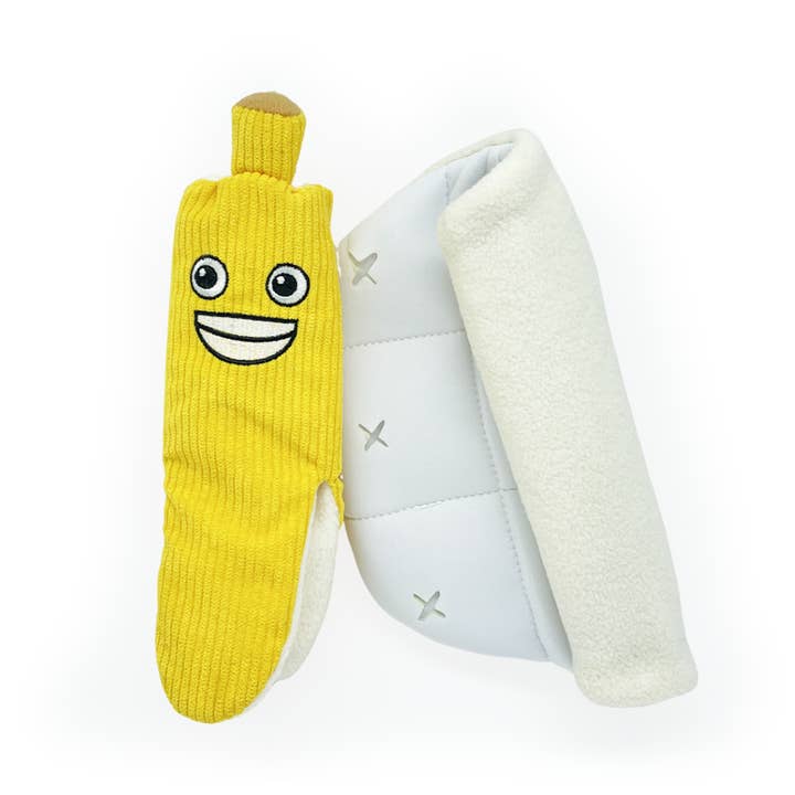 Jouet interactif pour chien en peluche banane cache-cache pour la vente par Barkwow