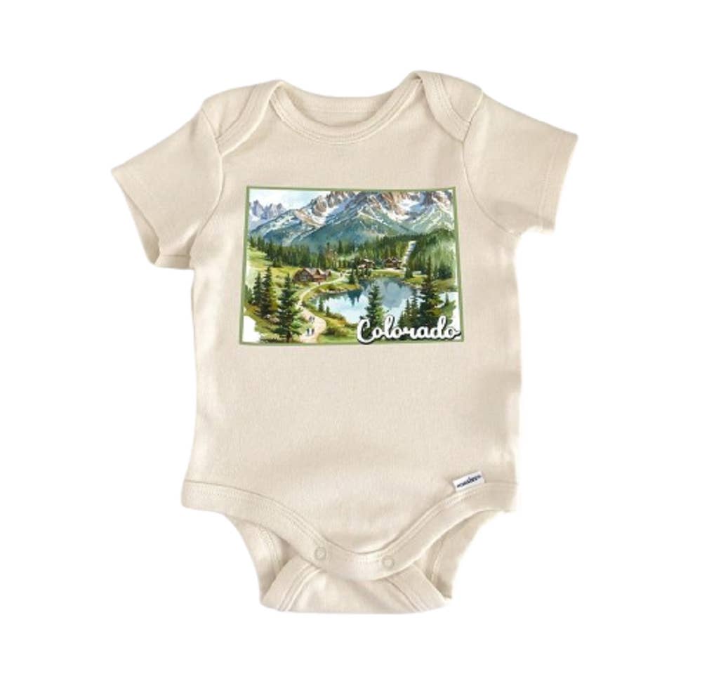 North Fork Forager LLC - Wholesale Bodysuit (Non-Footed) - Baby - Colorado - Baby Boy Girl Clothes Infant Bodysuit Funny Cute Newborn