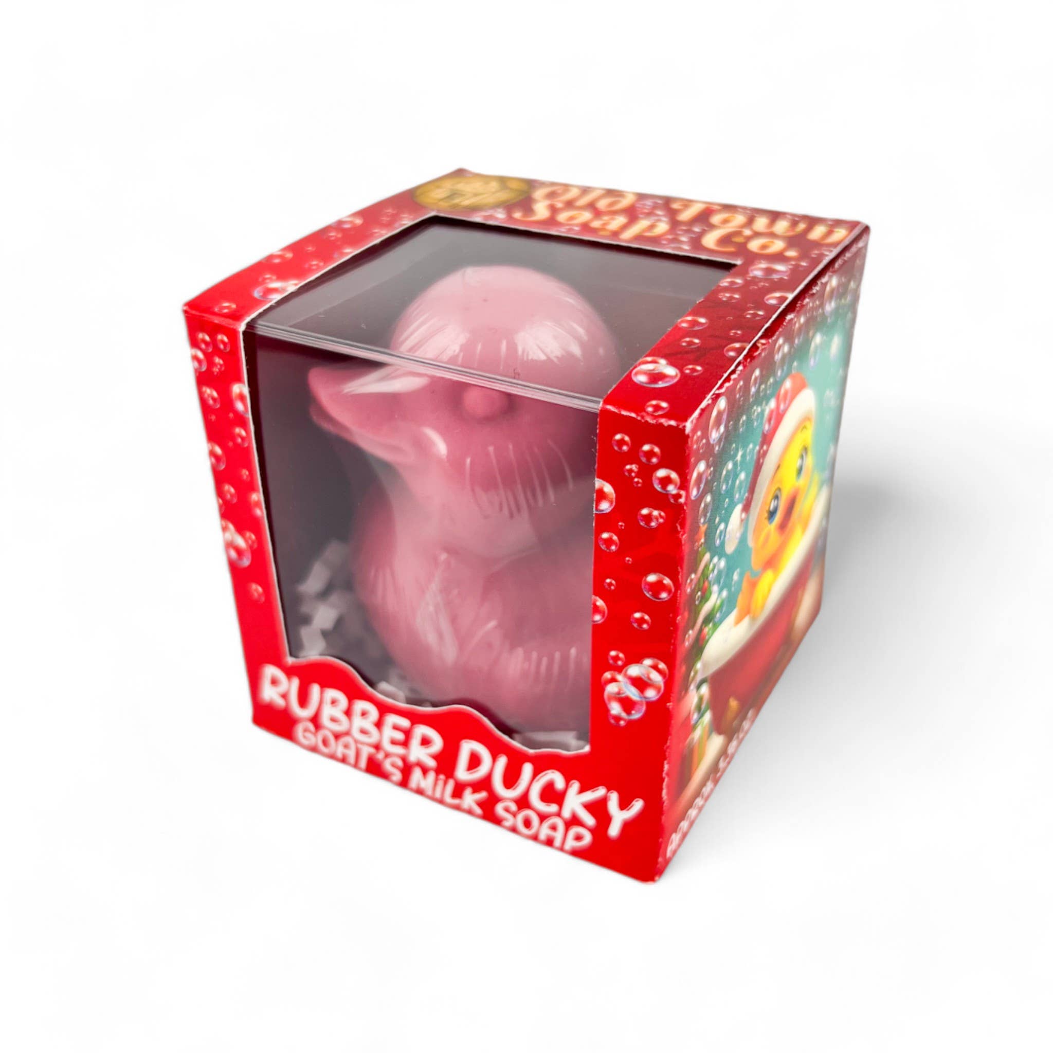 Old Town Soap Co. – wholesale Bar Soap – Box of 12 Christmas Rubber Ducky Goat's Milk Soaps11