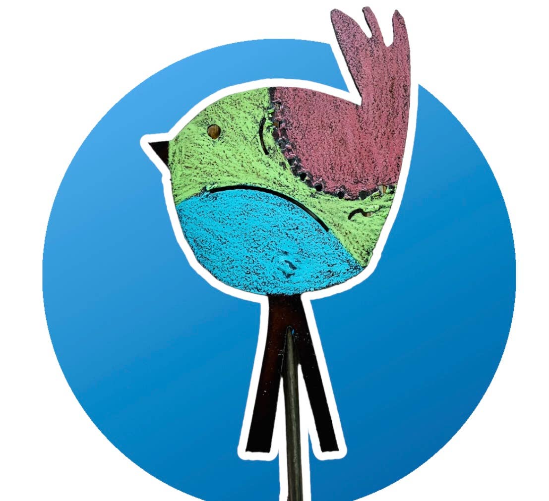 Whimsies - Vendita all'ingrosso Paletti da giardino/prato - Picchetto per piante da giardino Uccello Picchetto da giardino Primavera all'aperto Patio Scintilla7