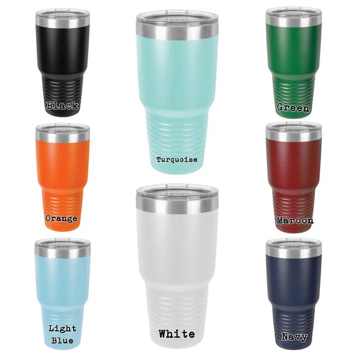 Plain Apparel Tees - Wholesale Drinking Glass/Cup - Custom School Mascot Name or Town Name Engraved Tumbler
