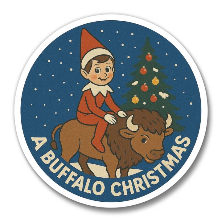 Ornement de Noël Buffalo 3,5 pouces pour la vente par Christmas All Over
