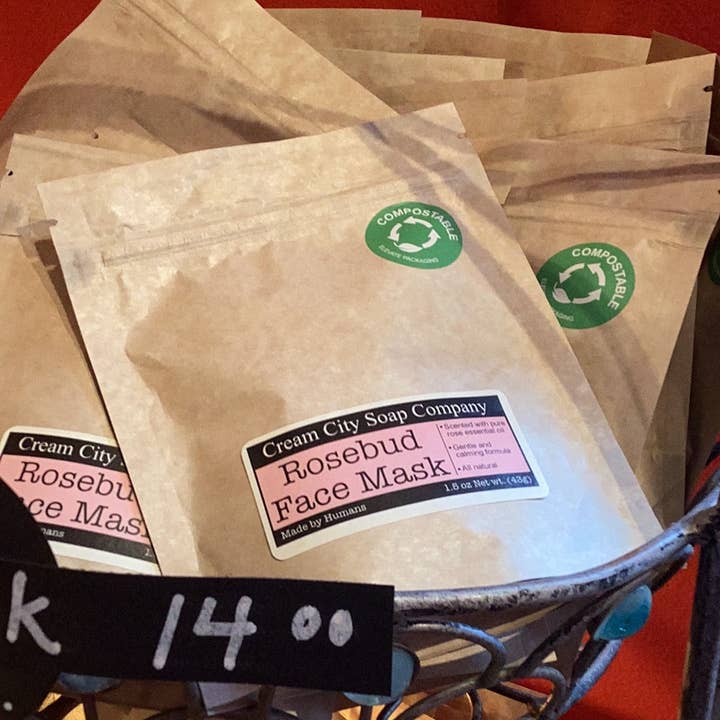 Cream City Soap Company - Wholesale Skincare Face Mask - Rosebud Face Mask