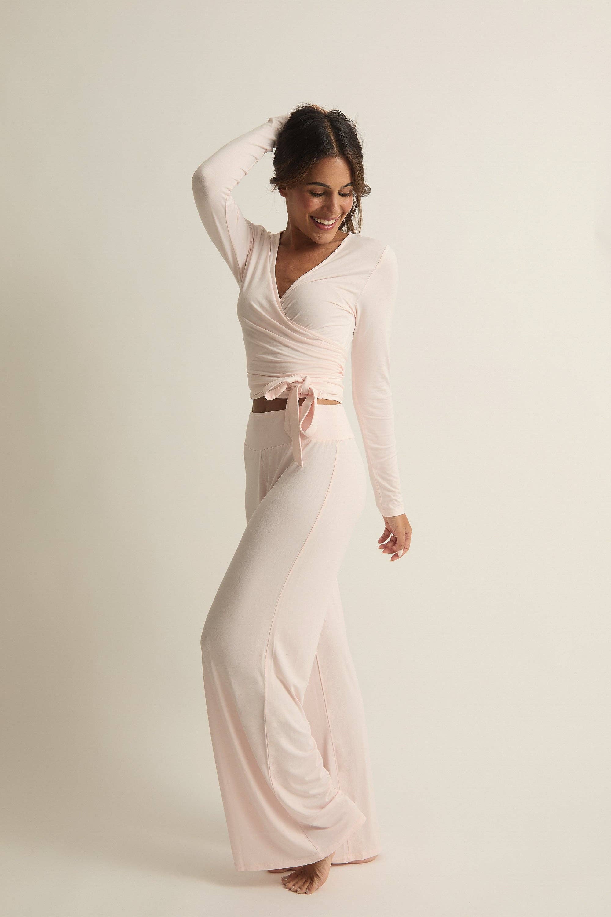 Faceplant Dreams – Top de malha - Mulher por atacado – Top de Envolver Estúdio4