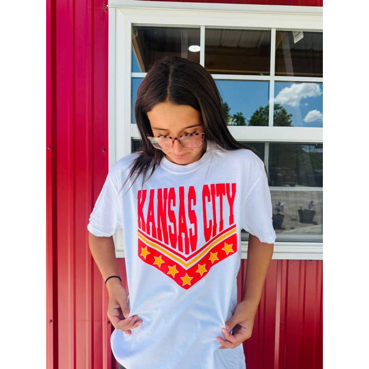 Kansas City Football V-Stars for wholesale by The Red Rival Wholesale