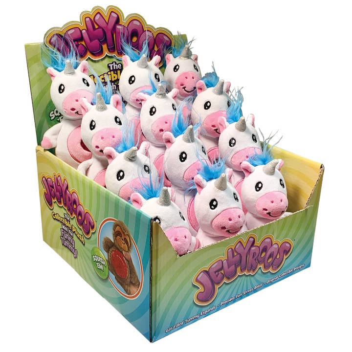Streamline - Wholesale Stuffed/Plush Toy - Kids & Baby - Jellyroos Plush Toy - Sparkles Unicorn