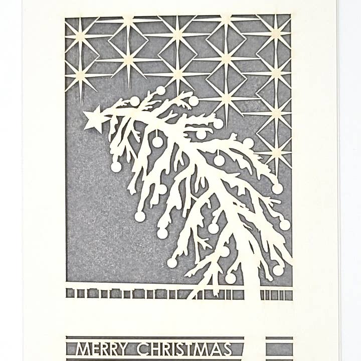 two hermanas - Wholesale Kerstkaartje - Scheve Holiday Tree - Vrolijk kerstfeest9