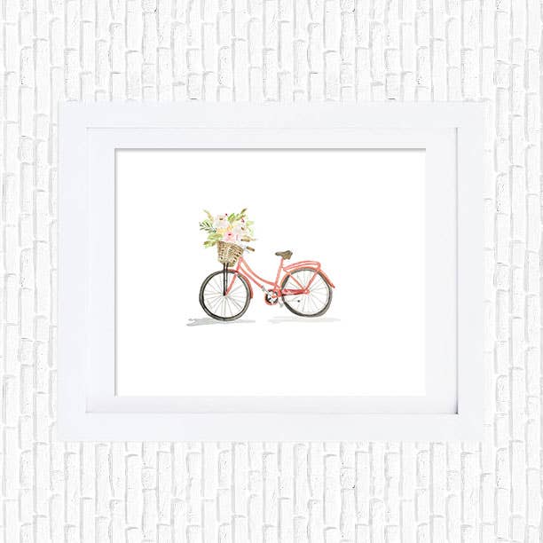 Spring Bike Art Print for wholesale by Studio Miller