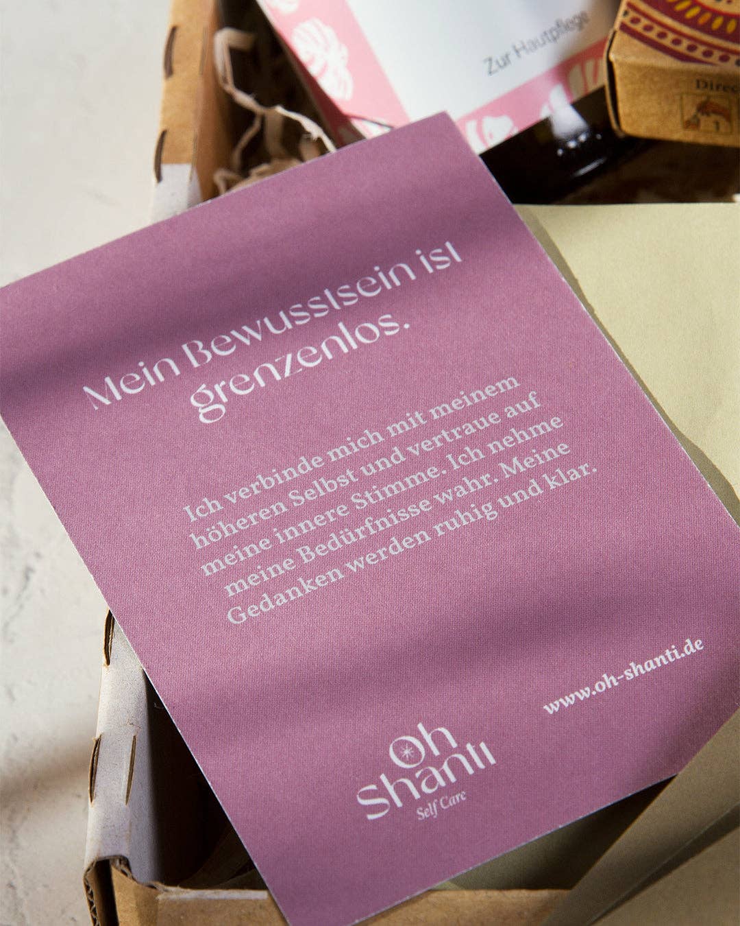 Oh Shanti – Großhandel Spiritueller Stein/Kristall – KLARHEIT Geschenk Box4