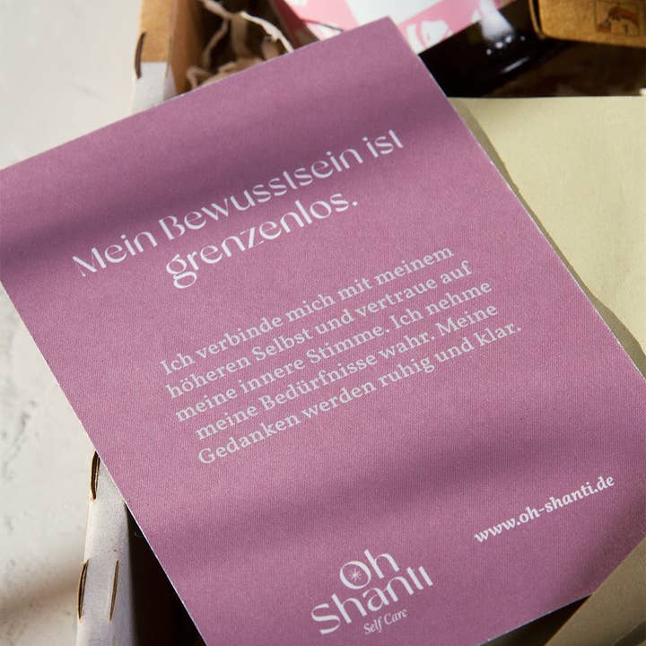 Oh Shanti – Großhandel Spiritueller Stein/Kristall – KLARHEIT Geschenk Box4