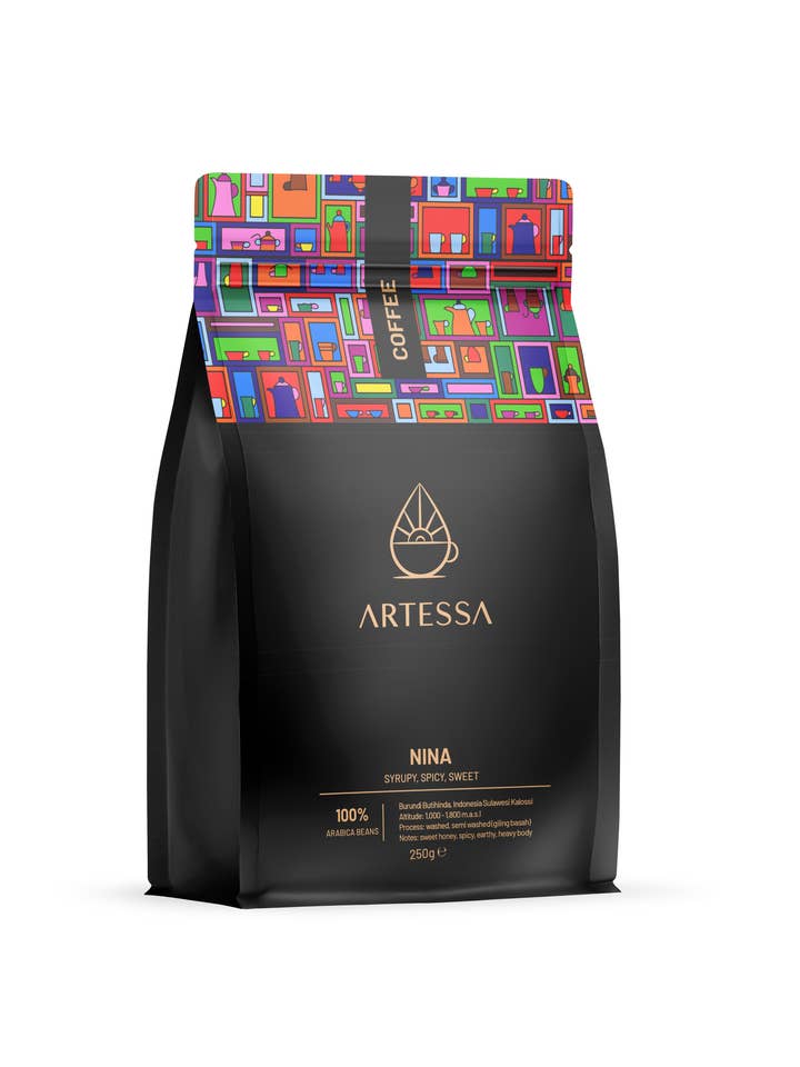 Café Arabica Nina Blend 1kg pour la vente par Artessa
