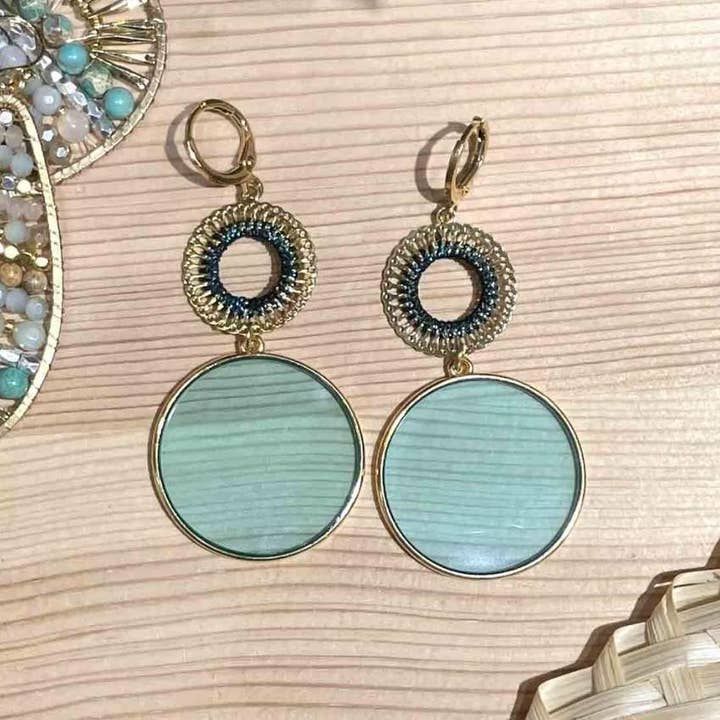 Treviso Azur øreringe for engroshandel hos NAODE Paris