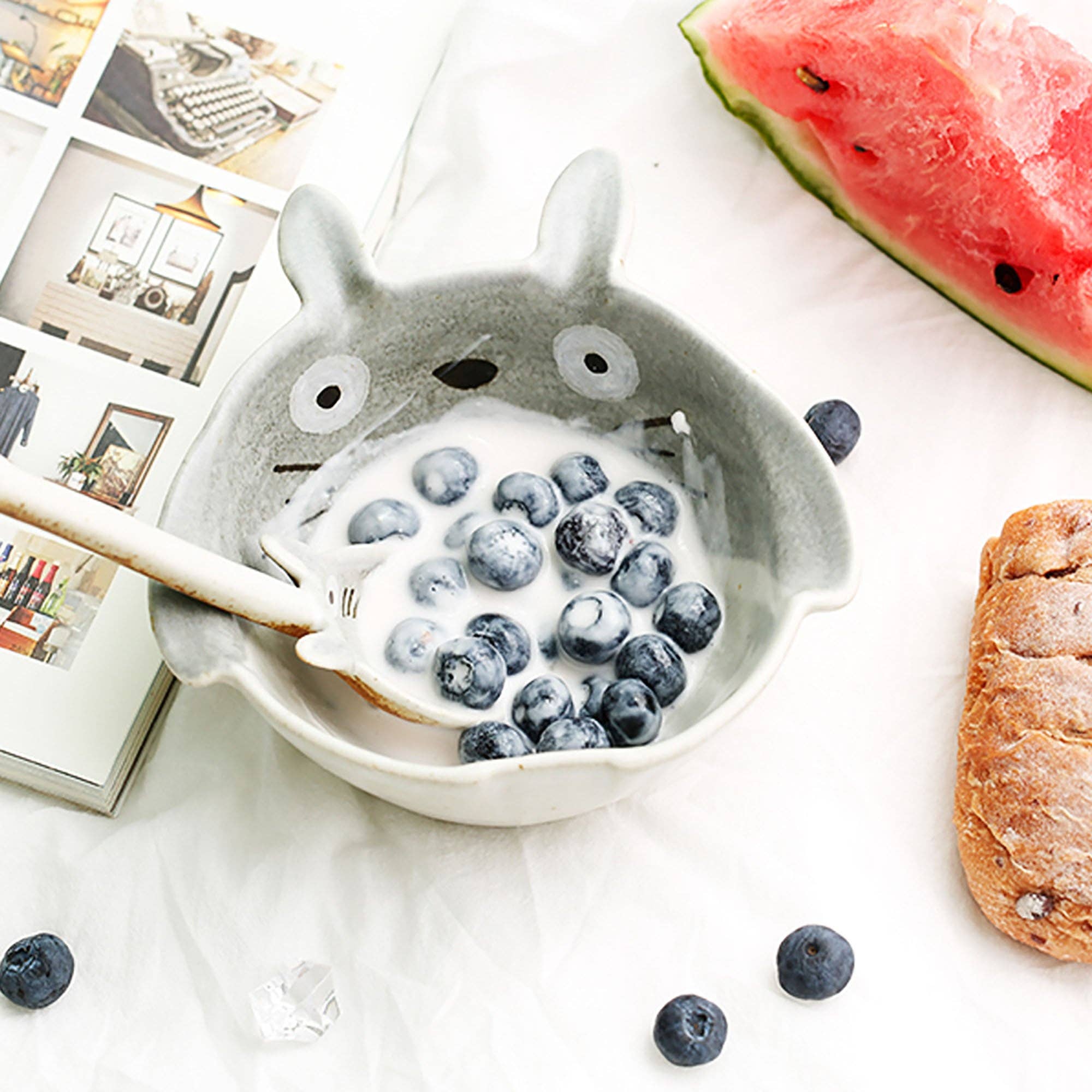 MinoCraft - Vente Service à vaisselle - Vaisselle avec mignon forme japonaise7