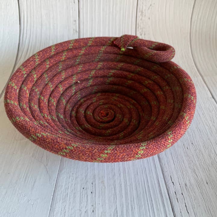 Cactus to Pine - Wholesale Decorative Plate/Dish/Bowl - Upcycled Climbing Rope Bowl2