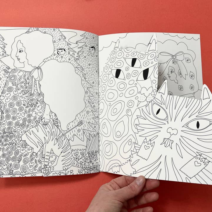 Erika Rier - Wholesale Coloring & Activity Book - Adult - To the Witch's House We Go - Coloring Book w/handcut pages1