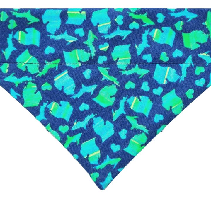 Bandana para Animais de Estimação Mitten do Lago Michigan por atacado de Mutty Mornings