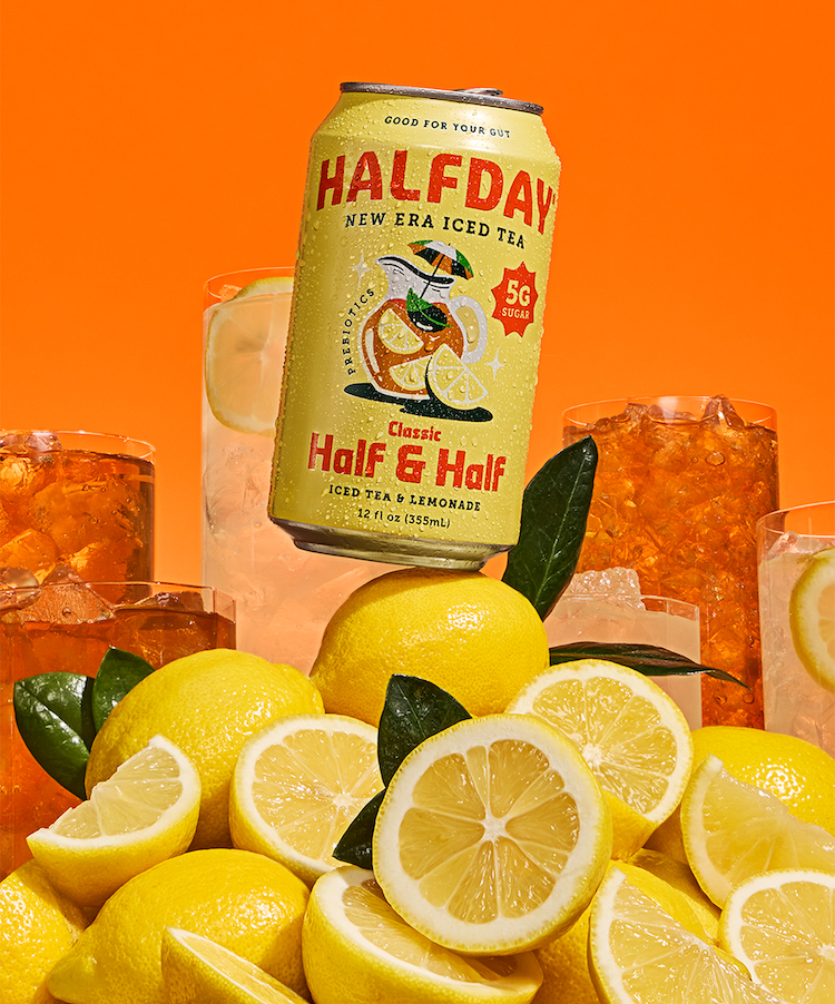 Halfday Tonics - Vente Thé glacé - Pack de 12 Classique Moitié-Moitié3