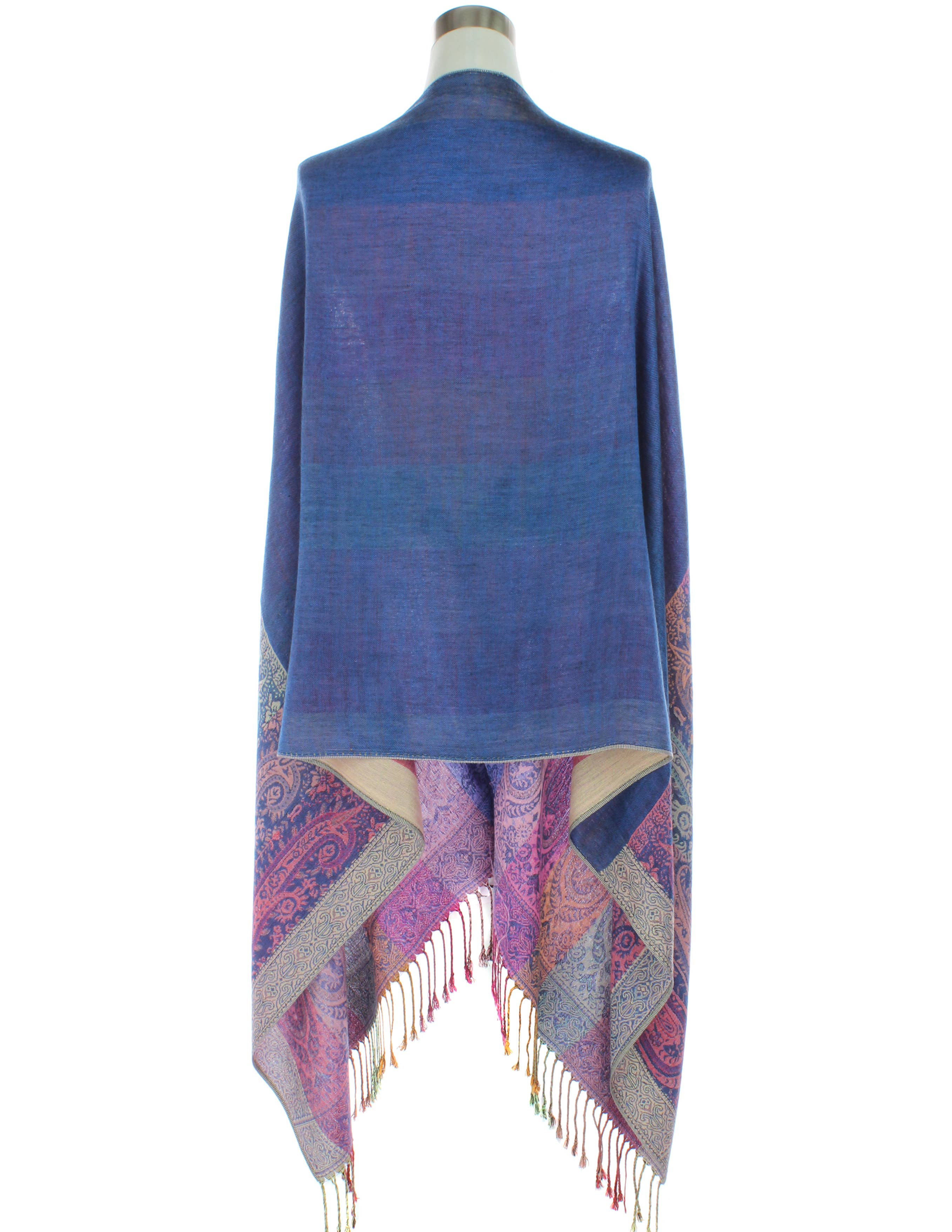 Original USA - Wholesale Scarf - Women's - Two Sides Long Paisley Pashmina21