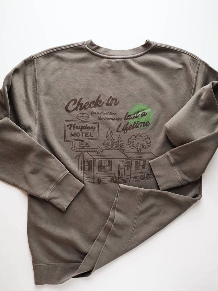 Motel Crewneck Sweatshirt for wholesale by Heyday Supply