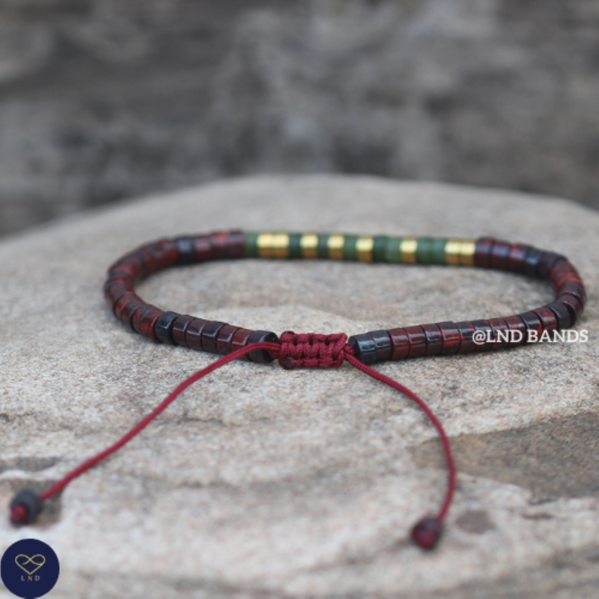 LND Bands – wholesale Beaded bracelet – Morse Code ACCEPT beaded bracelet: Adjustable beaded 2x4mm, Inspiration Motivation Encouragement Affirmation uplift hidden message1