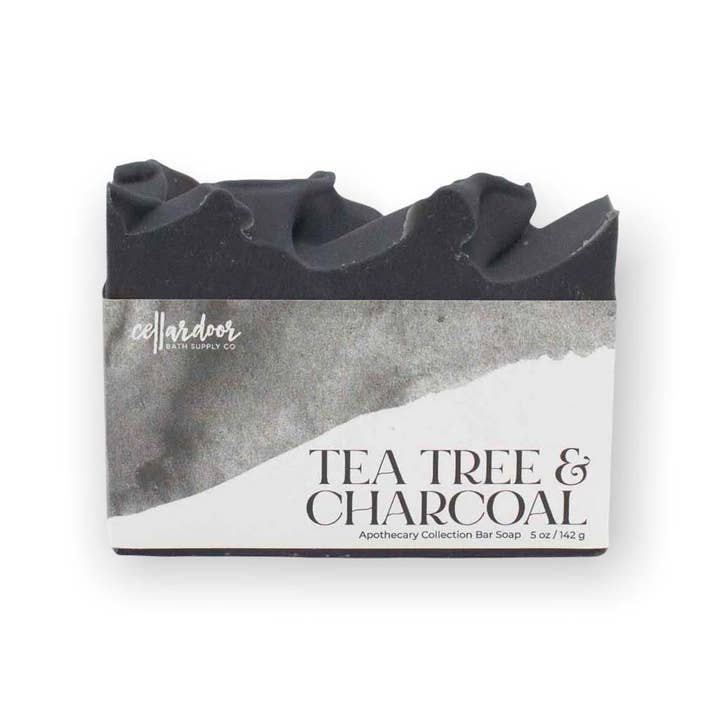 Cellar Door Bath Supply Co. - Wholesale Bar Soap - Tea Tree & Charcoal Bar Soap2