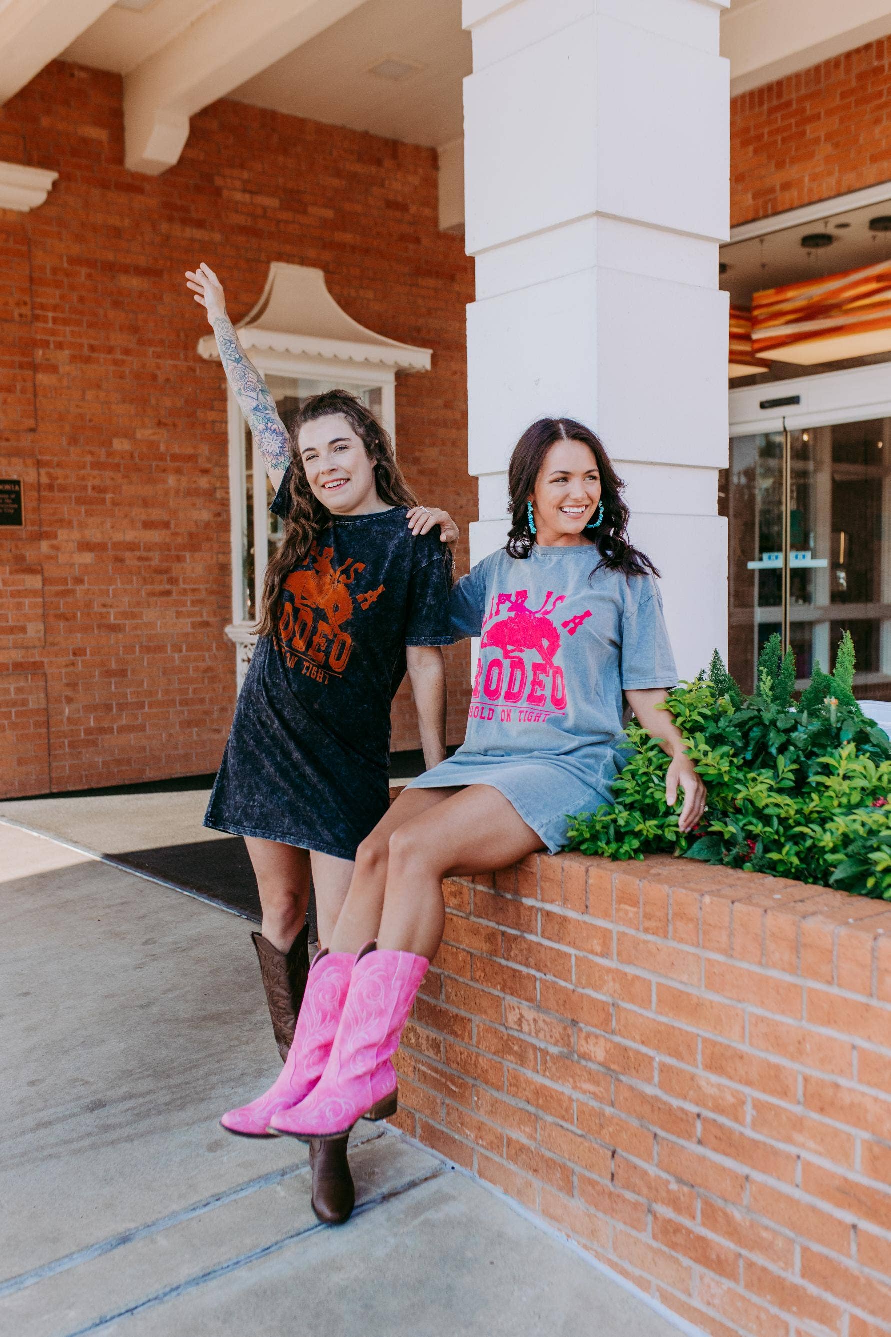 Gris Robe t-shirt en flocage minéral MK350 Rodeo - Charbon en vente sur Faire2