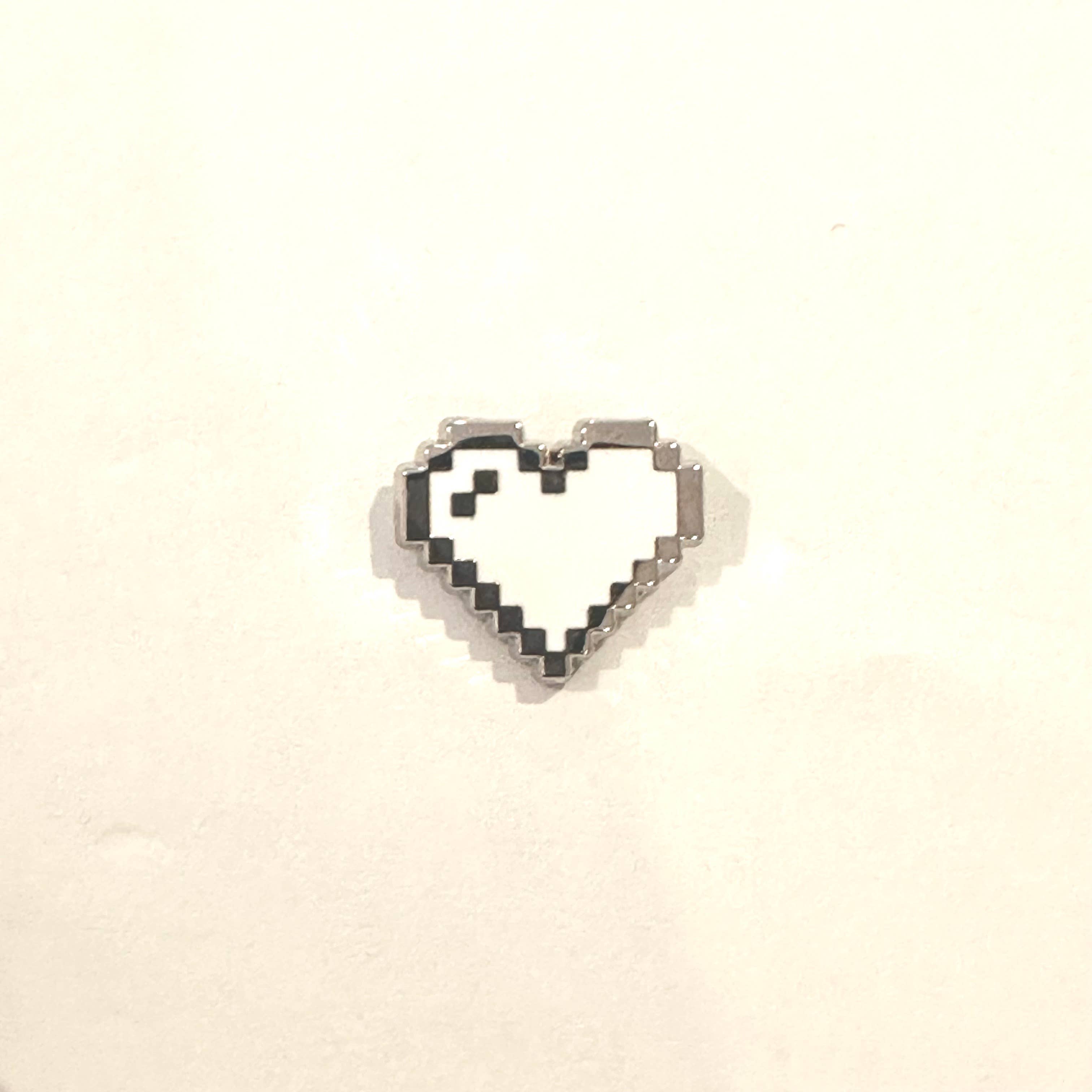 Ollybits Pixel Art - Wholesale Lapel Pin/Button - RPG Mini Filler Pixel Art Heart Enamel Pins5