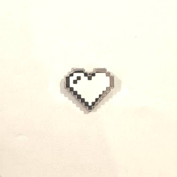Ollybits Pixel Art - Wholesale Lapel Pin/Button - RPG Mini Filler Pixel Art Heart Enamel Pins5