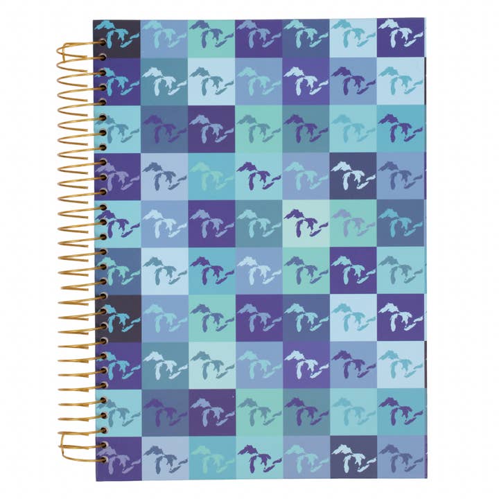 June Apothicarie – wholesale Anteckningsbok – The Great Lakes Blues Spiral Anteckningsbok