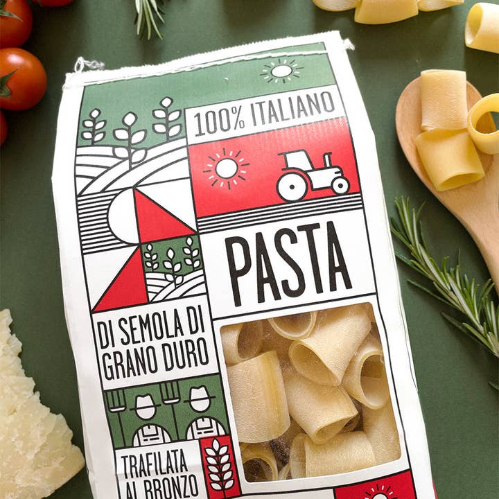 Vallillo - Wholesale Pasta - Mezzi Paccheri - 100% Italian Artisan Pasta